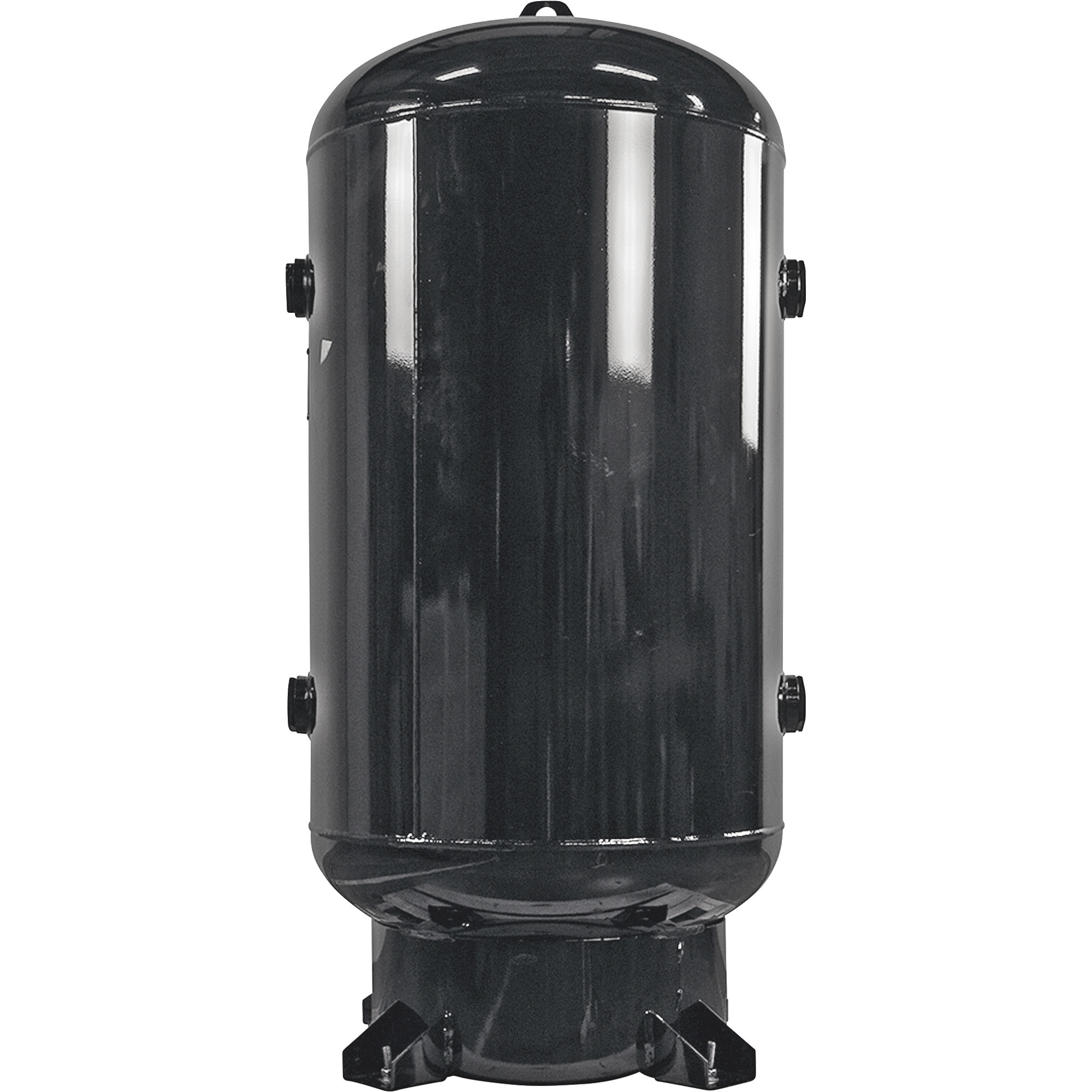 Industrial Air Vertical Receiver Tank, 80 Gallon, 24in. Diameter, 200 PSI, Model# 021-0408